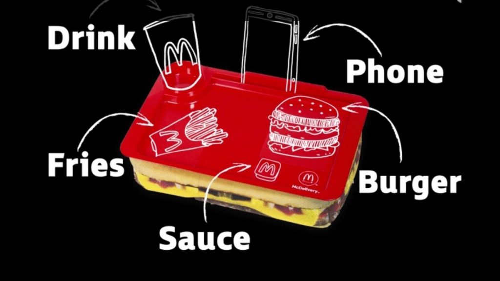 MCDONALDS TRAY - Bluefrog Design