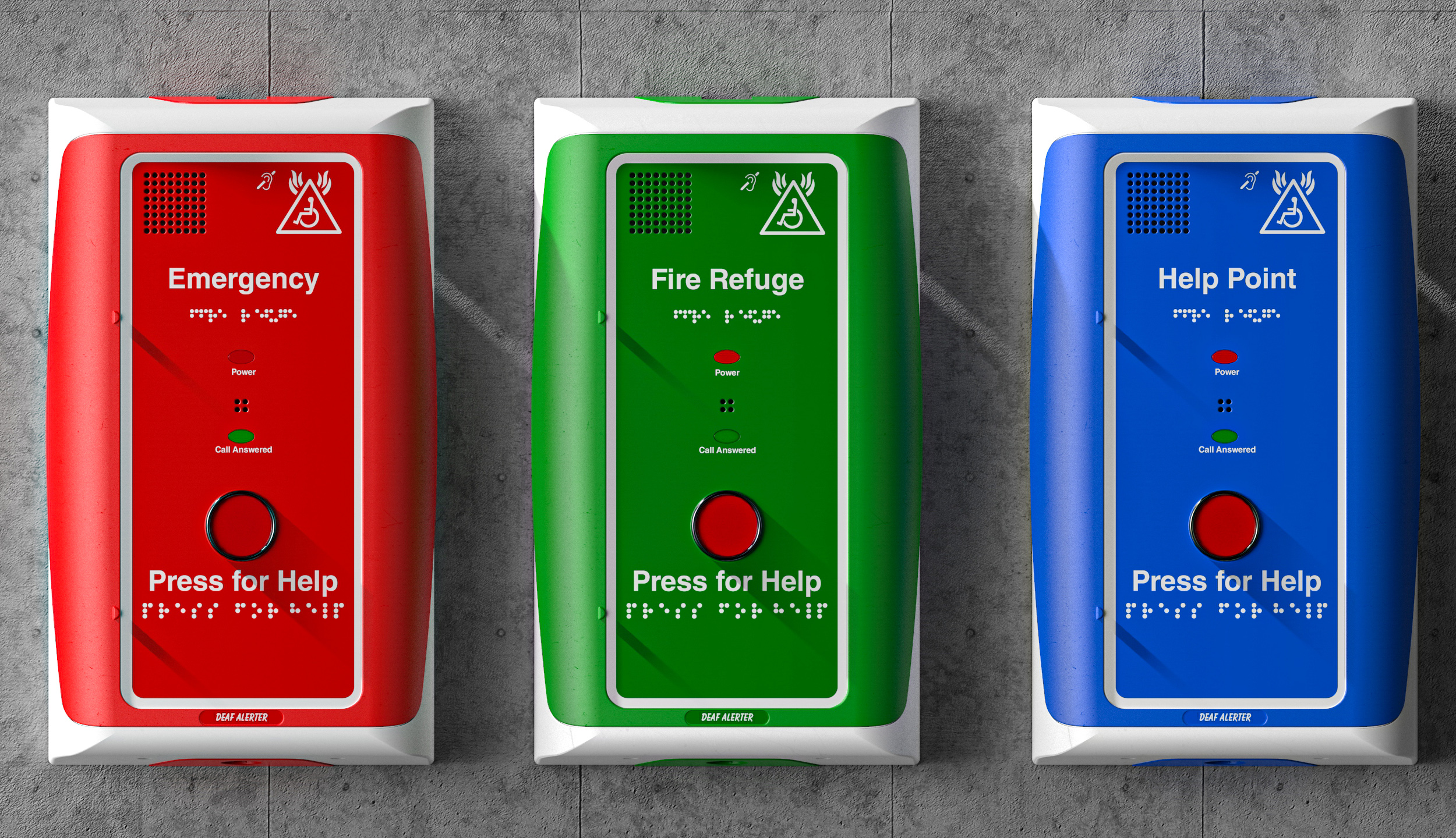 REFUGE ALERTERS DESIGNED BY BLUEFROG DESIGN