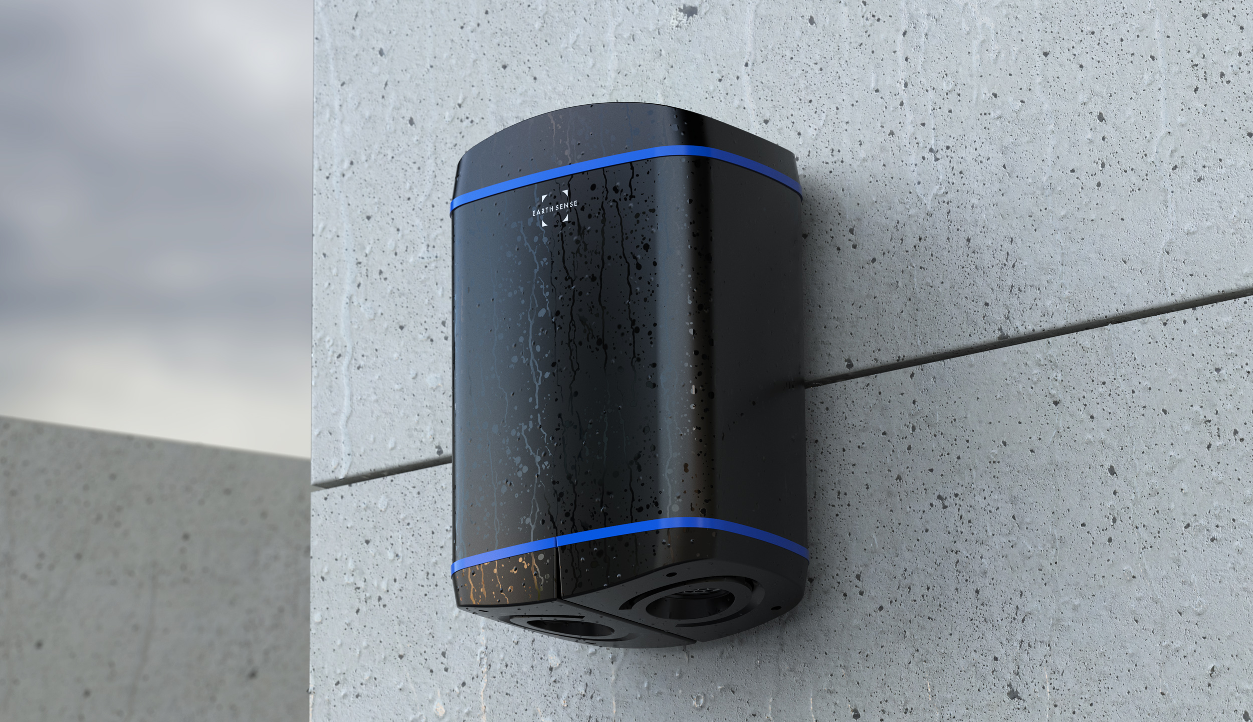 Zephyr Air Quality Sensor product design by Bluefrog Design