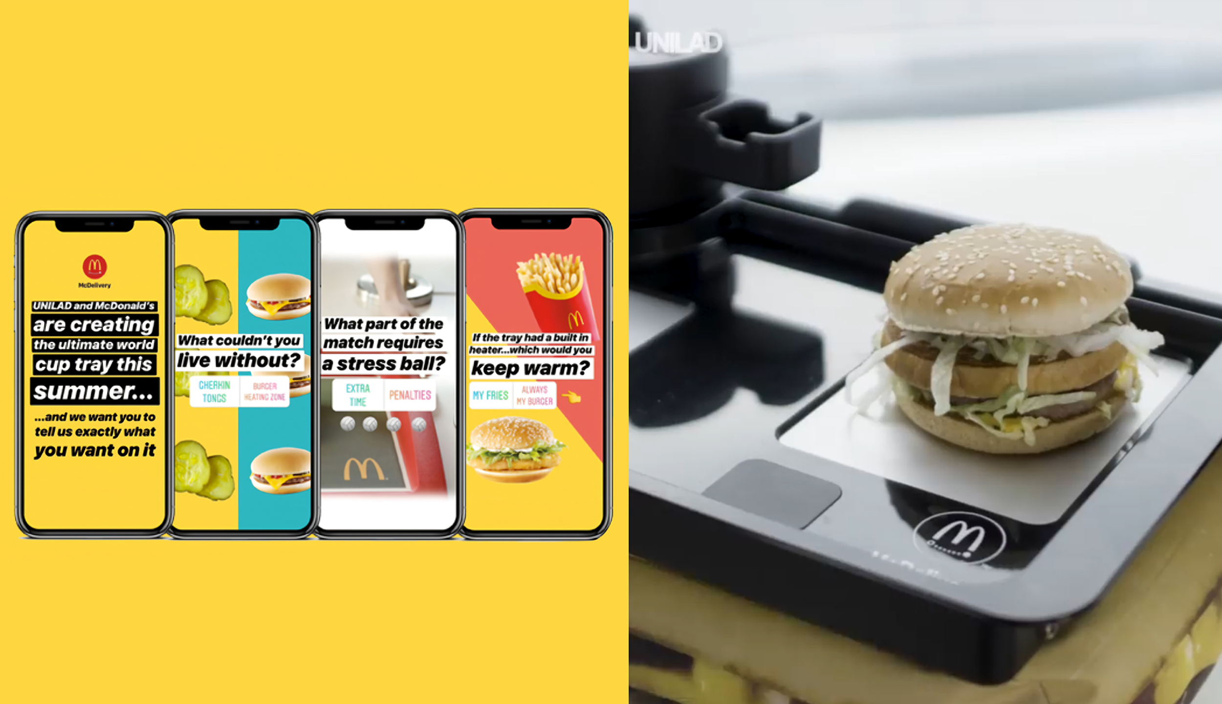 Product design agency McDonalds Ultimate Tray